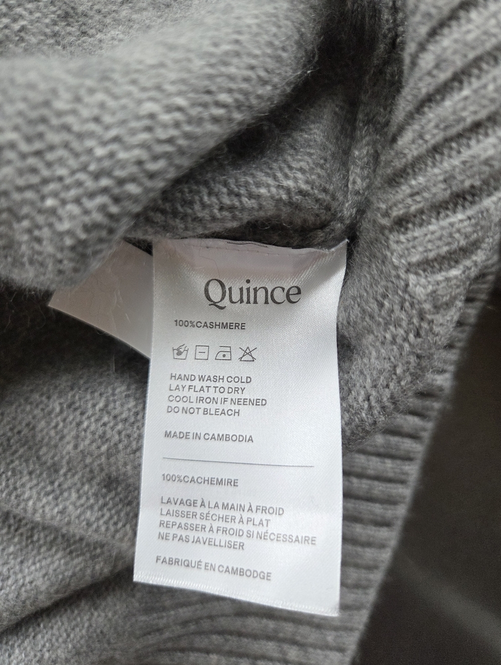 Quince Womens Mongolian Cashmere Oversized Crewneck Sweater Size Small NWT - Picture 7 of 11